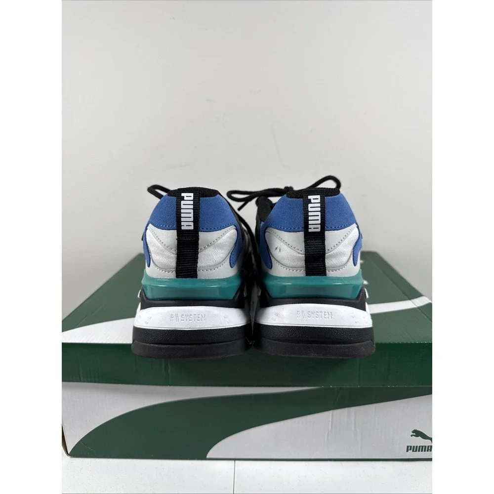 Puma RS-Fast Mix Star Sapphire White Black Teal Size‎ 12 Men's 375641_02 Sneaker
